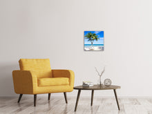 Laden Sie das Bild in den Galerie-Viewer, Leinwandbild Traumstrand Karibik