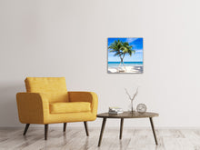 Laden Sie das Bild in den Galerie-Viewer, Leinwandbild Traumstrand Karibik