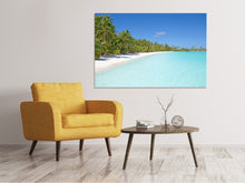 Laden Sie das Bild in den Galerie-Viewer, Leinwandbild Strand Spaziergang