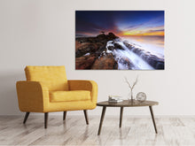 Laden Sie das Bild in den Galerie-Viewer, Leinwandbild Naturgewalt Wasser