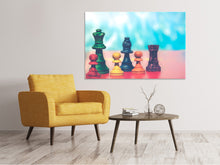 Laden Sie das Bild in den Galerie-Viewer, Leinwandbild Buntes Schach