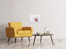 Laden Sie das Bild in den Galerie-Viewer, Leinwandbild Kaffee und Liebe
