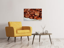 Laden Sie das Bild in den Galerie-Viewer, Leinwandbild Riesen Kaffeebohnen