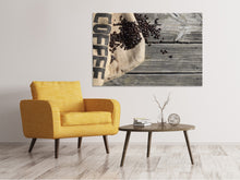Laden Sie das Bild in den Galerie-Viewer, Leinwandbild Lieblings Kaffeebohnen