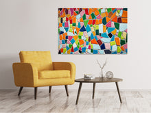 Laden Sie das Bild in den Galerie-Viewer, Leinwandbild Mosaik Steine