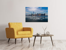 Laden Sie das Bild in den Galerie-Viewer, Leinwandbild New York im Winter