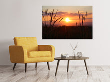 Laden Sie das Bild in den Galerie-Viewer, Leinwandbild Entzückender Sonnenuntergang