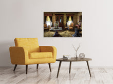 Laden Sie das Bild in den Galerie-Viewer, Leinwandbild Retro Wohnzimmer