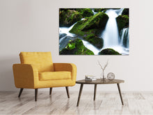 Laden Sie das Bild in den Galerie-Viewer, Leinwandbild Wilder Wasserfall