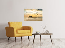 Laden Sie das Bild in den Galerie-Viewer, Leinwandbild Kunstvoller Fischer