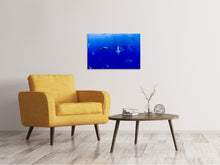 Laden Sie das Bild in den Galerie-Viewer, Leinwandbild Im Haifischbecken