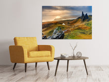 Laden Sie das Bild in den Galerie-Viewer, Leinwandbild Idyllische Berglandschaft