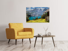 Laden Sie das Bild in den Galerie-Viewer, Leinwandbild Meine Berghütte