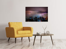Laden Sie das Bild in den Galerie-Viewer, Leinwandbild Smog in Hong Kong