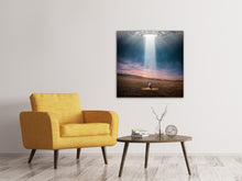 Laden Sie das Bild in den Galerie-Viewer, Leinwandbild Ein Ufo
