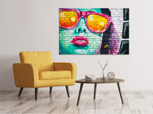 Laden Sie das Bild in den Galerie-Viewer, Leinwandbild Coole Graffiti-Wand