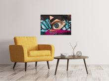 Laden Sie das Bild in den Galerie-Viewer, Leinwandbild Street Art Das Auge