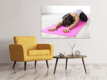 Laden Sie das Bild in den Galerie-Viewer, Leinwandbild Yoga Übung