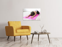 Laden Sie das Bild in den Galerie-Viewer, Leinwandbild Yoga Übung
