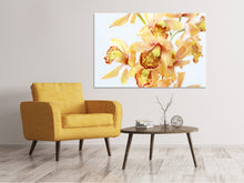 Laden Sie das Bild in den Galerie-Viewer, Leinwandbild Gelbe Orchidee