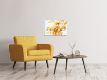 Laden Sie das Bild in den Galerie-Viewer, Leinwandbild Gelbe Orchidee