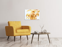 Laden Sie das Bild in den Galerie-Viewer, Leinwandbild Gelbe Orchidee