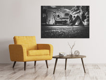 Laden Sie das Bild in den Galerie-Viewer, Leinwandbild Oldtimer Reparatur