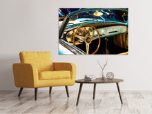 Laden Sie das Bild in den Galerie-Viewer, Leinwandbild Oldtimer Interieur