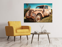 Laden Sie das Bild in den Galerie-Viewer, Leinwandbild Oldtimer mit Rost