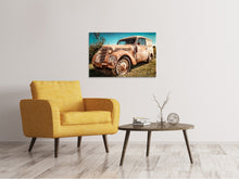 Laden Sie das Bild in den Galerie-Viewer, Leinwandbild Oldtimer mit Rost