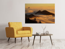 Laden Sie das Bild in den Galerie-Viewer, Leinwandbild Nebulös in den Bergen