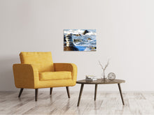 Laden Sie das Bild in den Galerie-Viewer, Leinwandbild Steinstapel am Meer