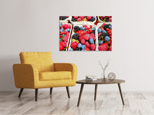 Laden Sie das Bild in den Galerie-Viewer, Leinwandbild Schalen mit Beeren