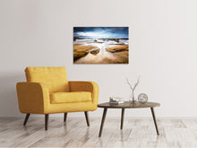 Laden Sie das Bild in den Galerie-Viewer, Leinwandbild Mystische Stimmung am Meer