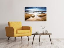 Laden Sie das Bild in den Galerie-Viewer, Leinwandbild Mystische Stimmung am Meer