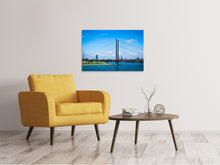 Laden Sie das Bild in den Galerie-Viewer, Leinwandbild Düsseldorf am Rhein