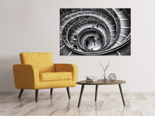 Laden Sie das Bild in den Galerie-Viewer, Leinwandbild Treppe im Vatikan