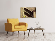 Laden Sie das Bild in den Galerie-Viewer, Leinwandbild Die Burg Treppe