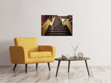 Laden Sie das Bild in den Galerie-Viewer, Leinwandbild Fabrik-Treppe