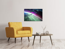 Laden Sie das Bild in den Galerie-Viewer, Leinwandbild Spektakuläres Satelliten Bild