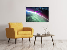 Laden Sie das Bild in den Galerie-Viewer, Leinwandbild Spektakuläres Satelliten Bild