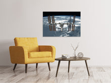 Laden Sie das Bild in den Galerie-Viewer, Leinwandbild Ein Satellit