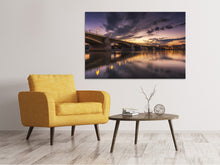 Laden Sie das Bild in den Galerie-Viewer, Leinwandbild Romantisches Abendlicht