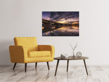 Laden Sie das Bild in den Galerie-Viewer, Leinwandbild Romantisches Abendlicht