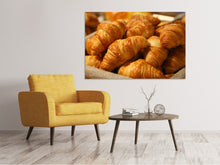 Laden Sie das Bild in den Galerie-Viewer, Leinwandbild Frische Croissants