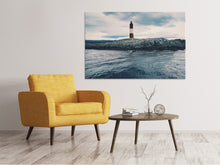 Laden Sie das Bild in den Galerie-Viewer, Leinwandbild Der Leuchtturm am Meer