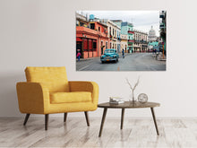 Laden Sie das Bild in den Galerie-Viewer, Leinwandbild Oldtimer Kuba