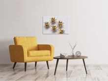 Laden Sie das Bild in den Galerie-Viewer, Leinwandbild Origami Sterne