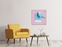 Laden Sie das Bild in den Galerie-Viewer, Leinwandbild Origami Vogel