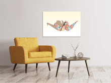 Laden Sie das Bild in den Galerie-Viewer, Leinwandbild Buntes Origami
